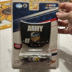 Nascar Black and Gold Stock Car Toy 2007
